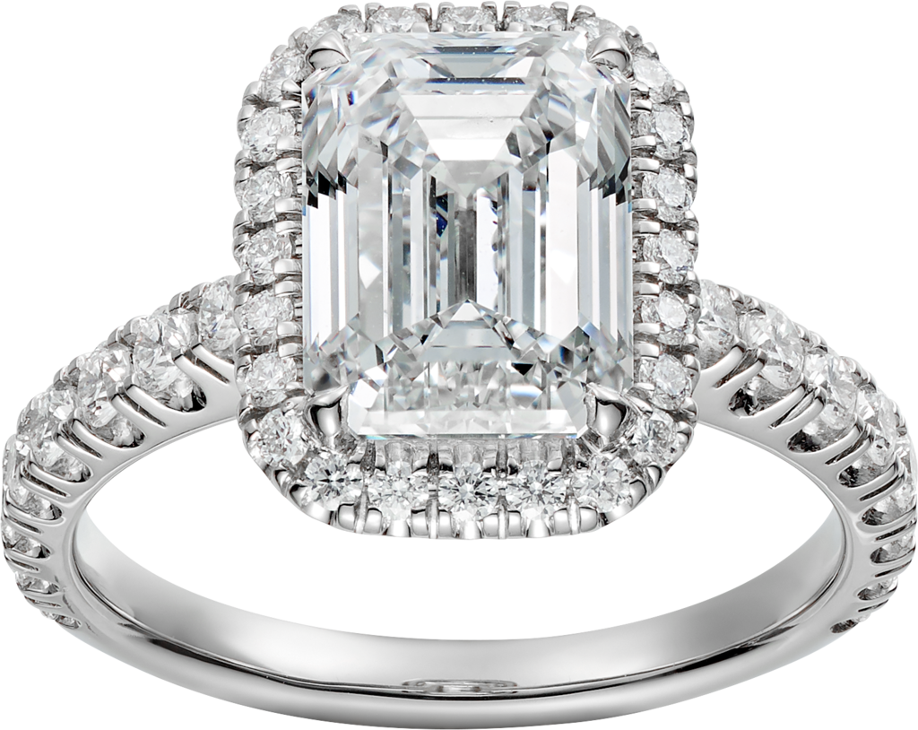cartier emerald cut engagement rings