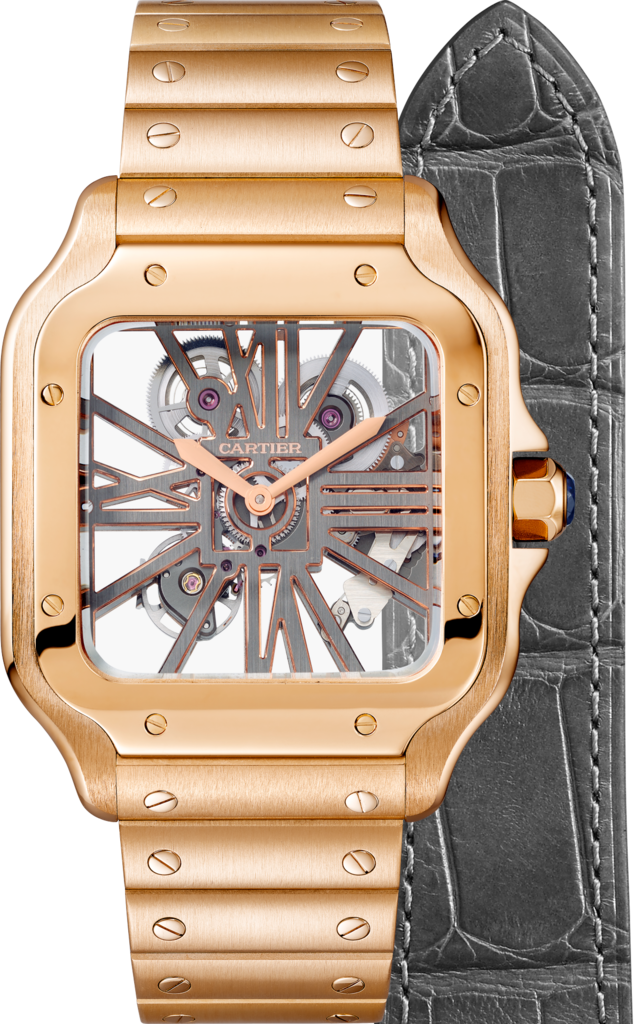 Santos de Cartier Skeleton watch 