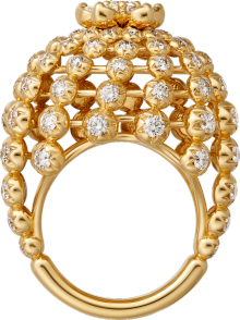 Cactus de Cartier 戒指 18K黃金，鑽石