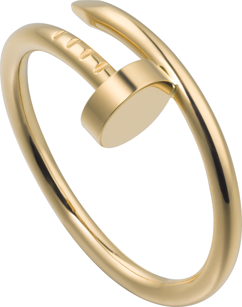 Juste un Clou ring, small modelYellow gold