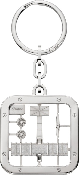 cartier leather key fob