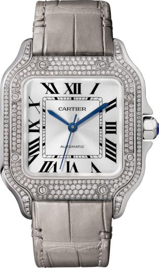 Cartier Tank Francaise 2403 18k White Gold & Diamonds