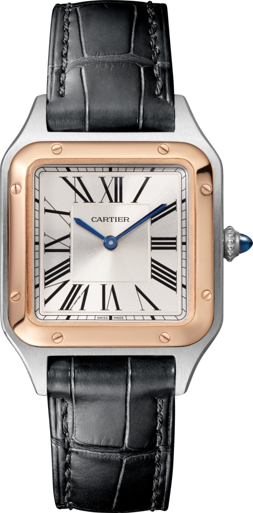 Cartier Roadster Ladies Pink Sunray Dial 30MM Stainless Steel Watch W62017V3
