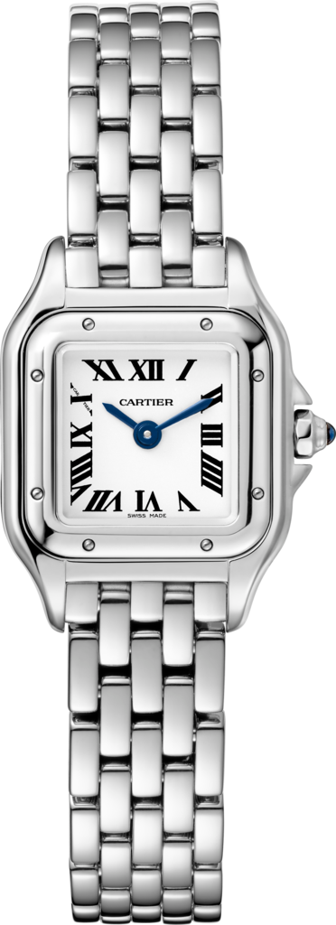 Panthère de Cartier 腕錶迷你款，石英機芯，精鋼