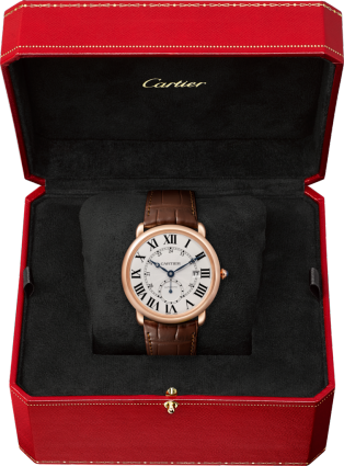 Cartier Ronde Louis 18K Pink Gold & Diamonds Watch WR007001