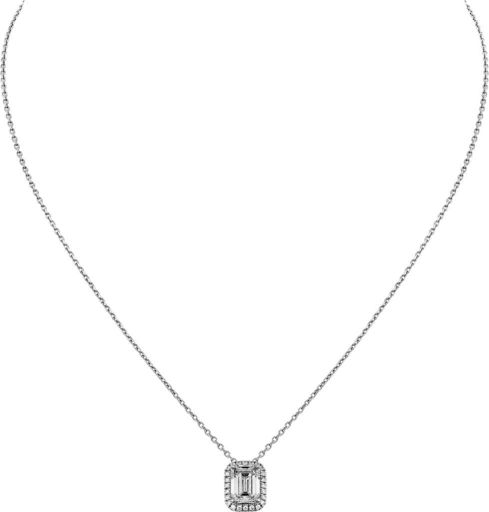 Cartier Destinée 項鏈鉑金，鑽石