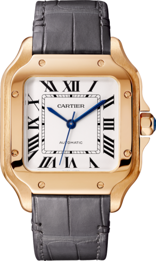 cartier gold santos watch