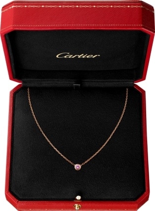 cartier red necklace