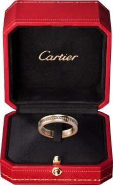 cartier triple wedding ring