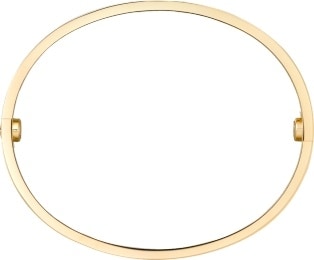 cartier love bracelet circle or oval