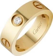 cartier love ring 3 diamond