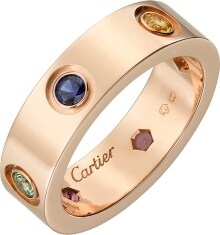 cartier love ring sapphire