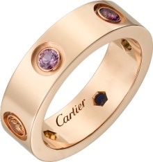 cartier sapphire love ring