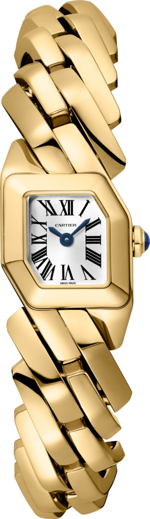 Maillon de Cartier 腕錶小型款，石英機芯，18K黃金
