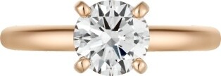 cartier solitaire 1895 rose gold