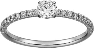 etincelle de cartier ring platinum diamonds price