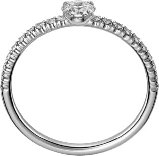cartier oval diamond ring