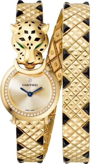 mm, yellow gold, diamonds - Cartier