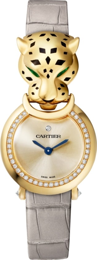 cartier panthere watch yellow