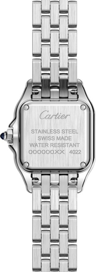 cartier panthère de cartier small stainless steel watch
