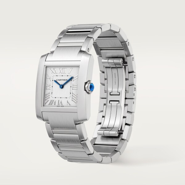 Tank Française 腕錶 中型款，石英機芯，精鋼