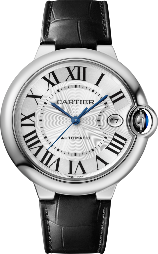 Ballon Bleu de Cartier 腕錶40毫米，自動上鏈機械機芯，精鋼，皮革