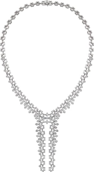 cartier gold and diamond necklace