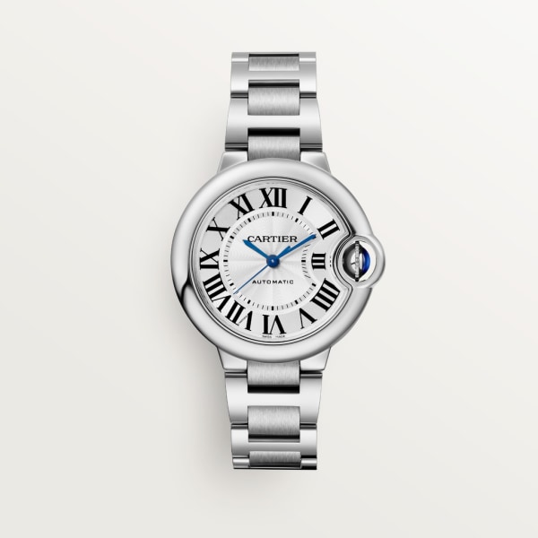 CRW6920071 - Ballon Bleu de Cartier 腕錶- 33毫米，自動上鏈機械機芯，精鋼- Cartier