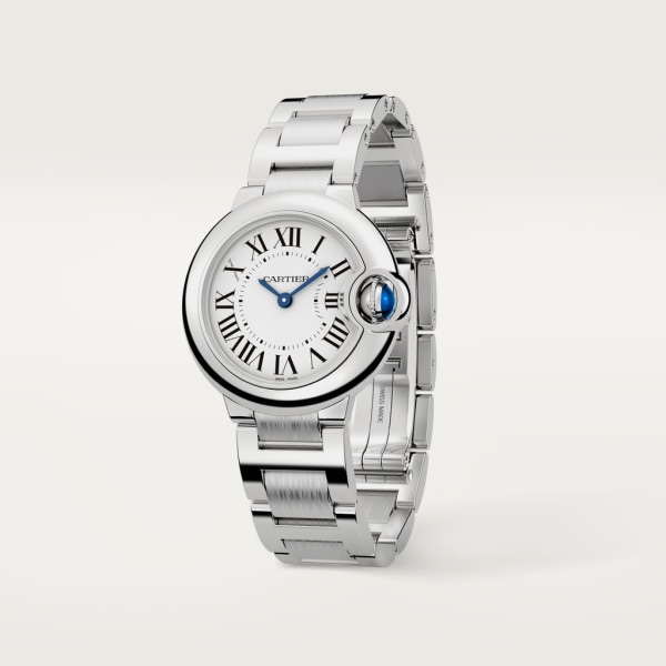 Ballon Bleu de Cartier 腕錶 28毫米，石英機芯，精鋼