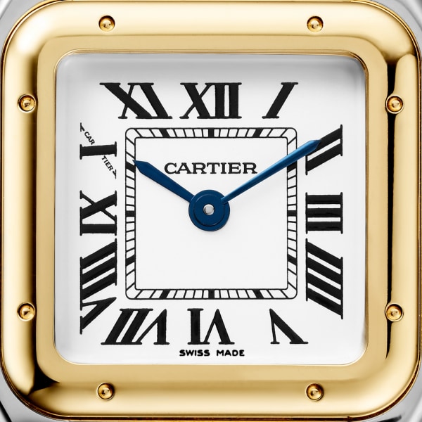 Panthère de Cartier 腕錶 小型款，石英機芯，18K黃金，精鋼