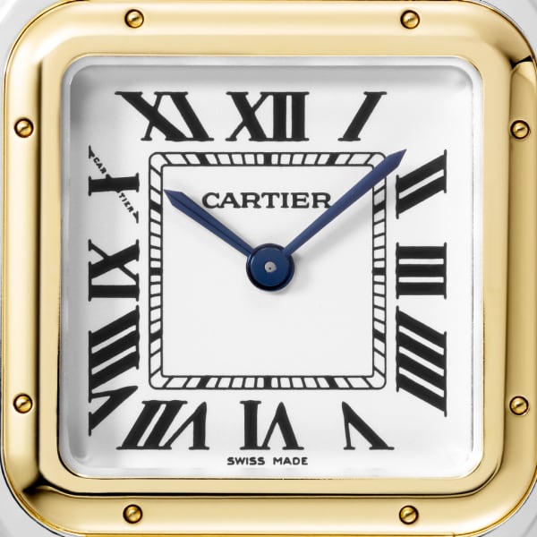 Panthère de Cartier 腕錶 中型款，石英機芯，18K黃金，精鋼