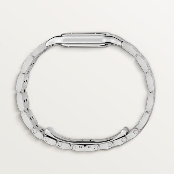 Panthère de Cartier watch Medium model, quartz movement, steel