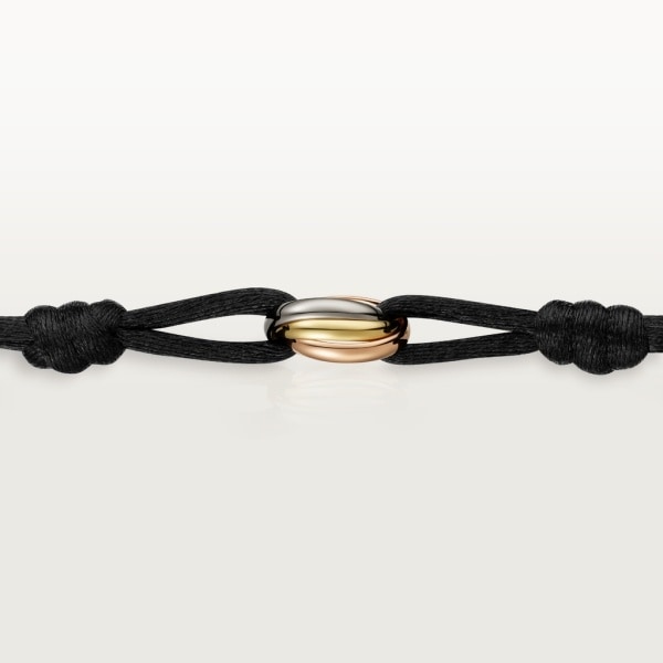 Cartier Love Diamond Bracelet with Silk Cord in 18k Rose Gold 0.01 CTW |  myGemma | Item #130879