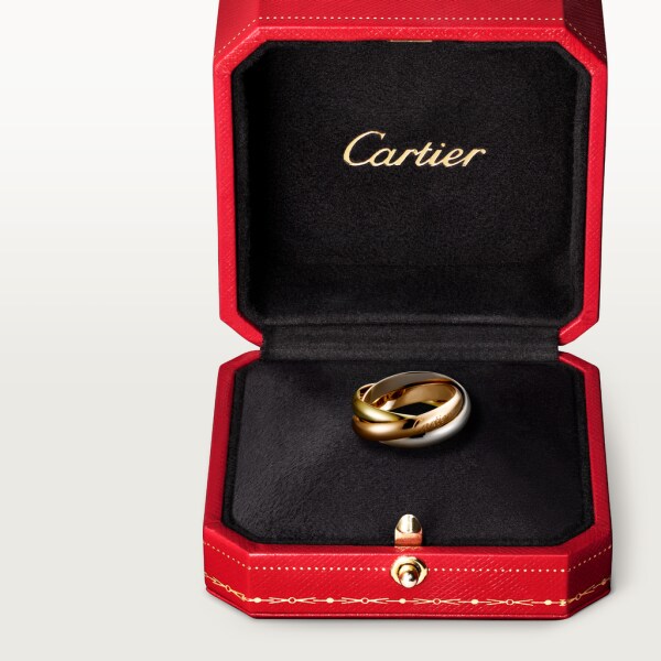 White gold, yellow gold, rose gold 