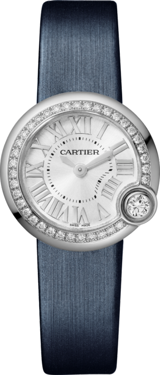 Cartier Ballon Bleu Automatic 36mm Stainless Steel Diamonds NEW W4BB0017