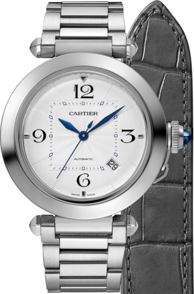 Cartier Ballon Bleu 42mm Mens Stainless Steel Watch