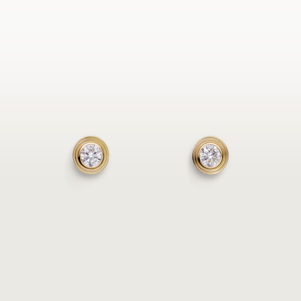 Cartier d'Amour 耳環 18K黃金，鑽石