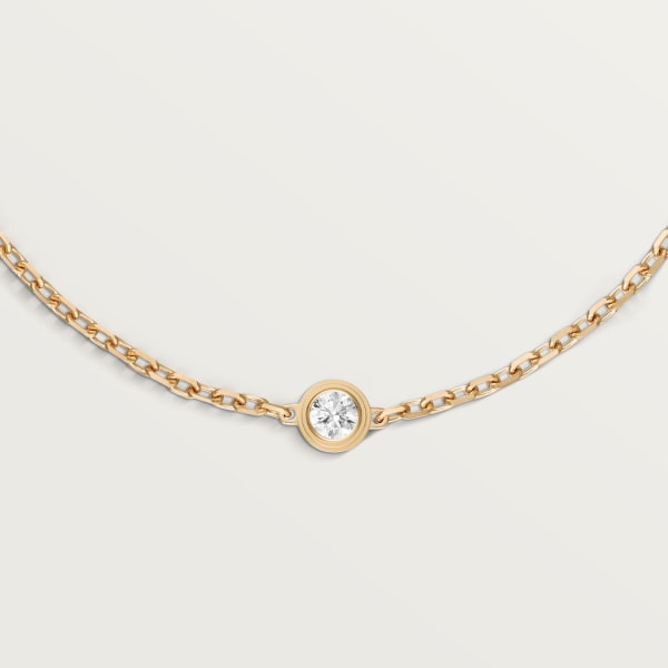 Cartier d'Amour 手鐲，超小型款 18K黃金，鑽石