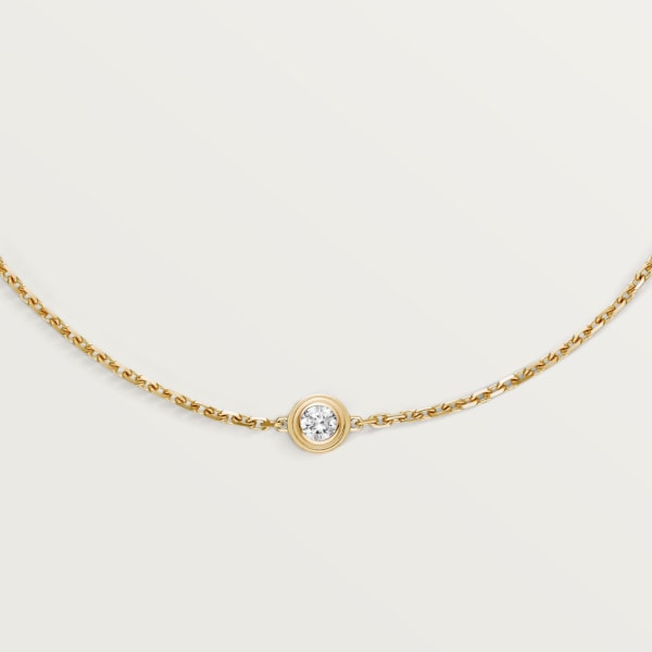 Cartier d'Amour 手鏈，小型款 18K黃金，鑽石
