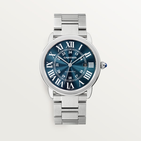 Cartier Roadster 2675 Ladies Stainless Steel Roman White Dial 31 mm Quartz Watch
