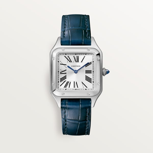 Santos-Dumont 腕錶 小型款，石英機芯，精鋼，皮革