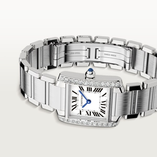 Small model, quartz movement, steel 