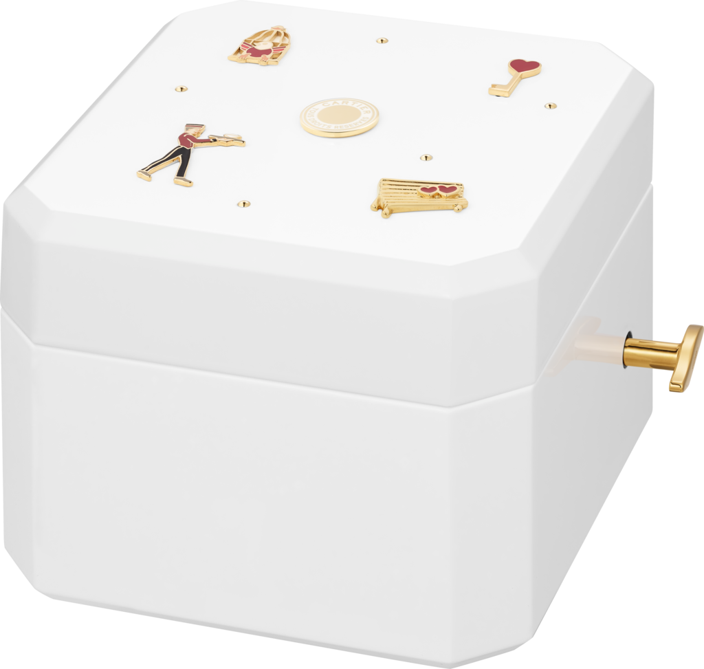 Diabolo de Cartier 音樂盒漆面木材及漆面金色飾面金屬