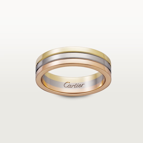 CRB4052100 - Vendôme Louis Cartier Wedding Ring - White gold, yellow gold, rose  gold - Cartier
