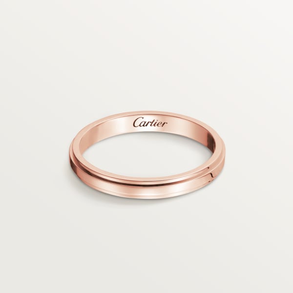 Cartier d'Amour wedding ring Rose gold