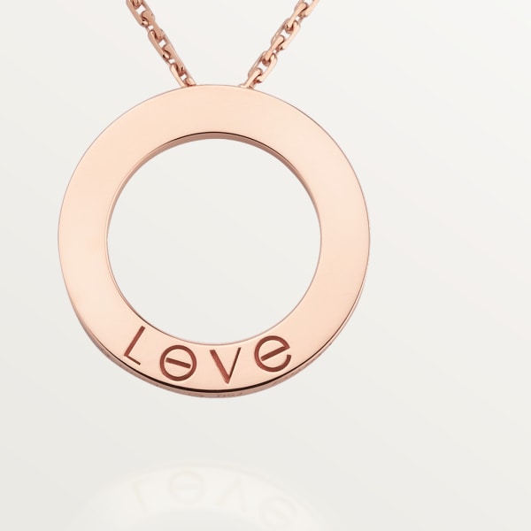 Love necklace Rose gold