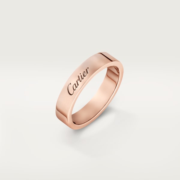 C de Cartier 結婚戒指 18K玫瑰金