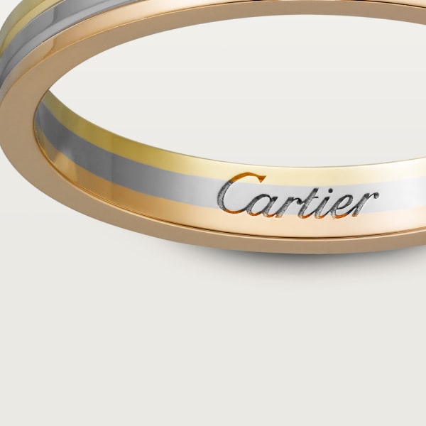 Vendôme Louis Cartier Wedding Ring White gold, rose gold, yellow gold