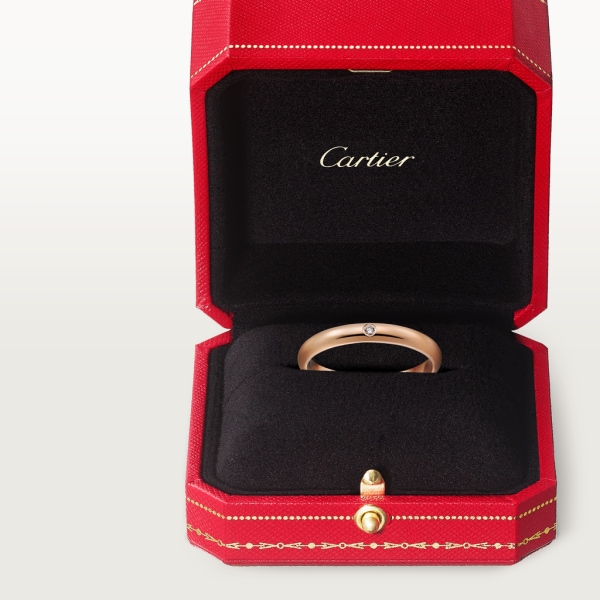 1895 結婚戒指 18K玫瑰金，鑽石