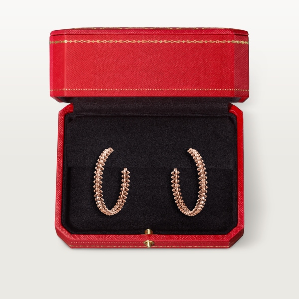 Clash de Cartier 耳環，小型款 18K玫瑰金